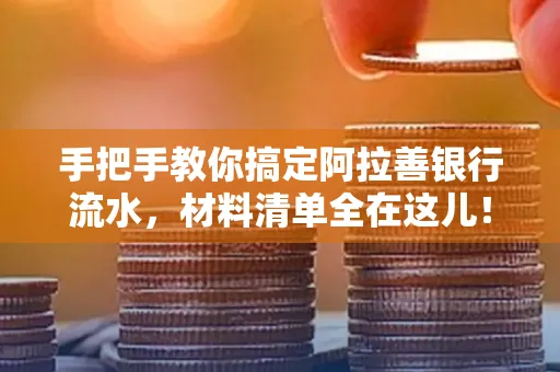 手把手教你搞定阿拉善银行流水，材料清单全在这儿！